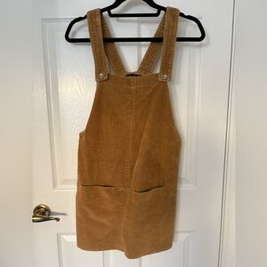 Zara Brown Corduroy Dress